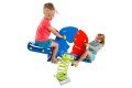 Double Shark Spring Rocker (Above Ground - Flat Anchor) - commercial grade seesaw