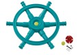  Jumbo Pirate ship Wheel ‘star’ - turquoise & lime green
