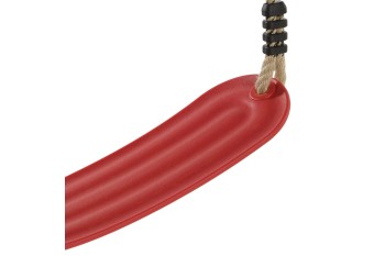 Strap Seat Moulded Ribbed RED With Adjustable Ropes