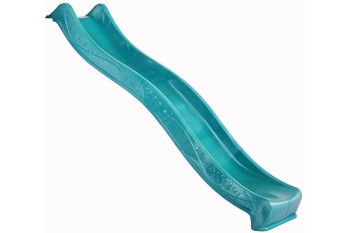 1.2m platform high slide ‘Yulvo’ with water feature attachment - 2.2m slide - Turquoise (Residential)