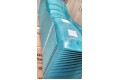 1.2m platform high slide ‘Yulvo’ with water feature attachment - 2.2m slide - Turquoise (Residential)